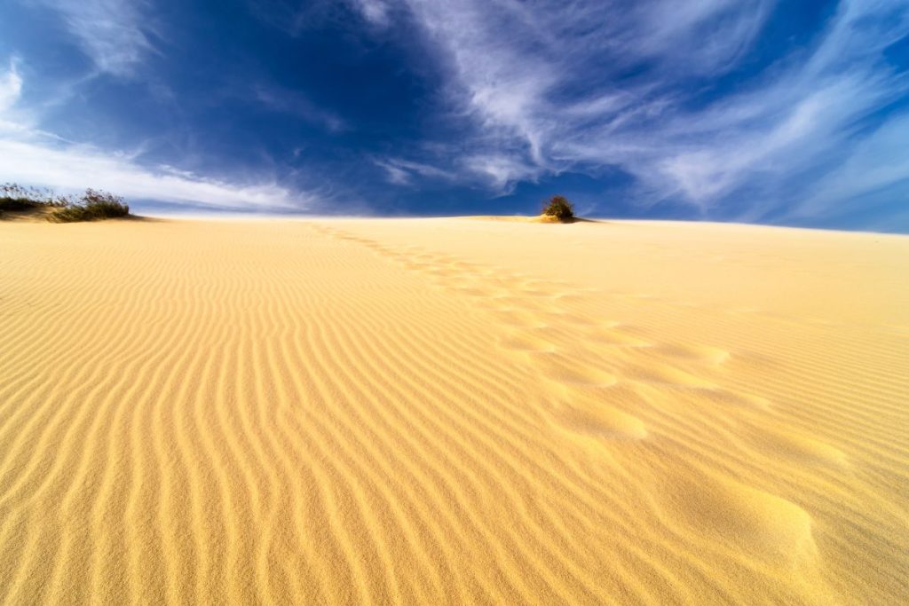 Sand dunes in Mui Ne, South Vietnam