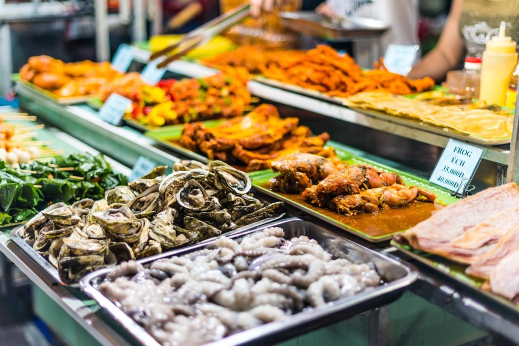 Street Food Sold in Da Nang Night Market