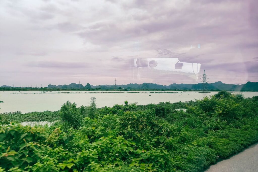 Ninh Binh road trip view