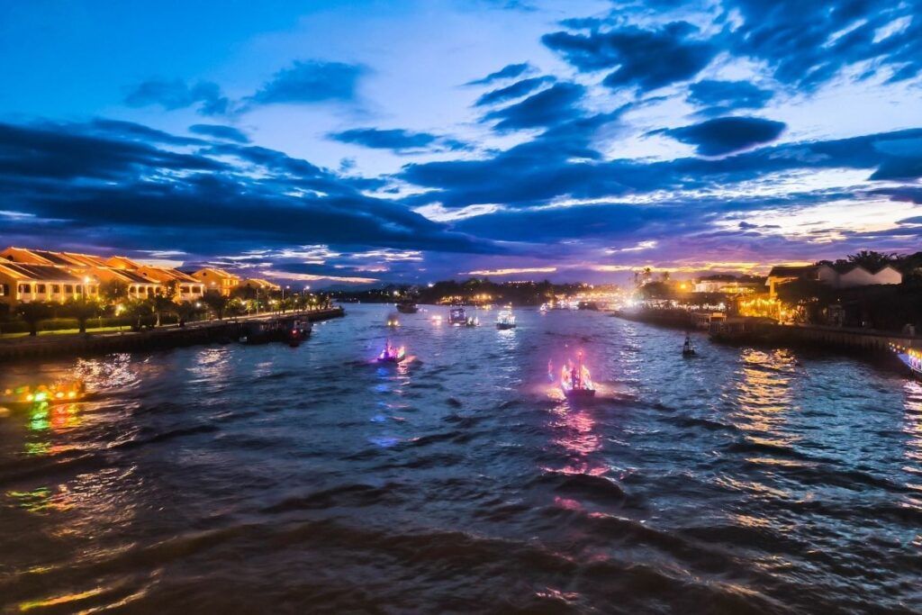 Sunset, Hoi An river